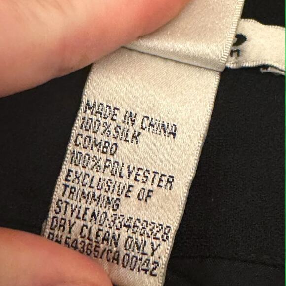 Nygard Collection VTG Multicolor Abstract Art Silk Mini Skirt Size 16 - Picture 6 of 10